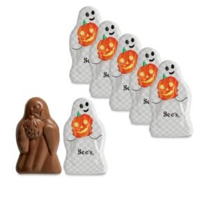 milk chocolate ghosts (pack of 6)