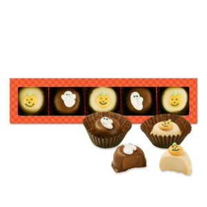 halloween orange & chocolate creams